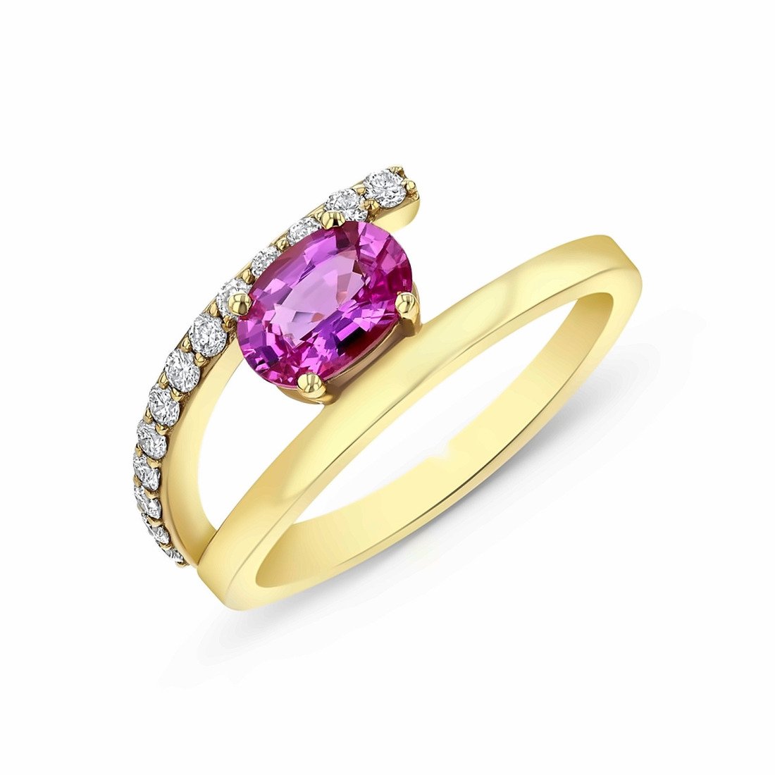 Pastel Enamel Disc Rings: Playful Luxury
