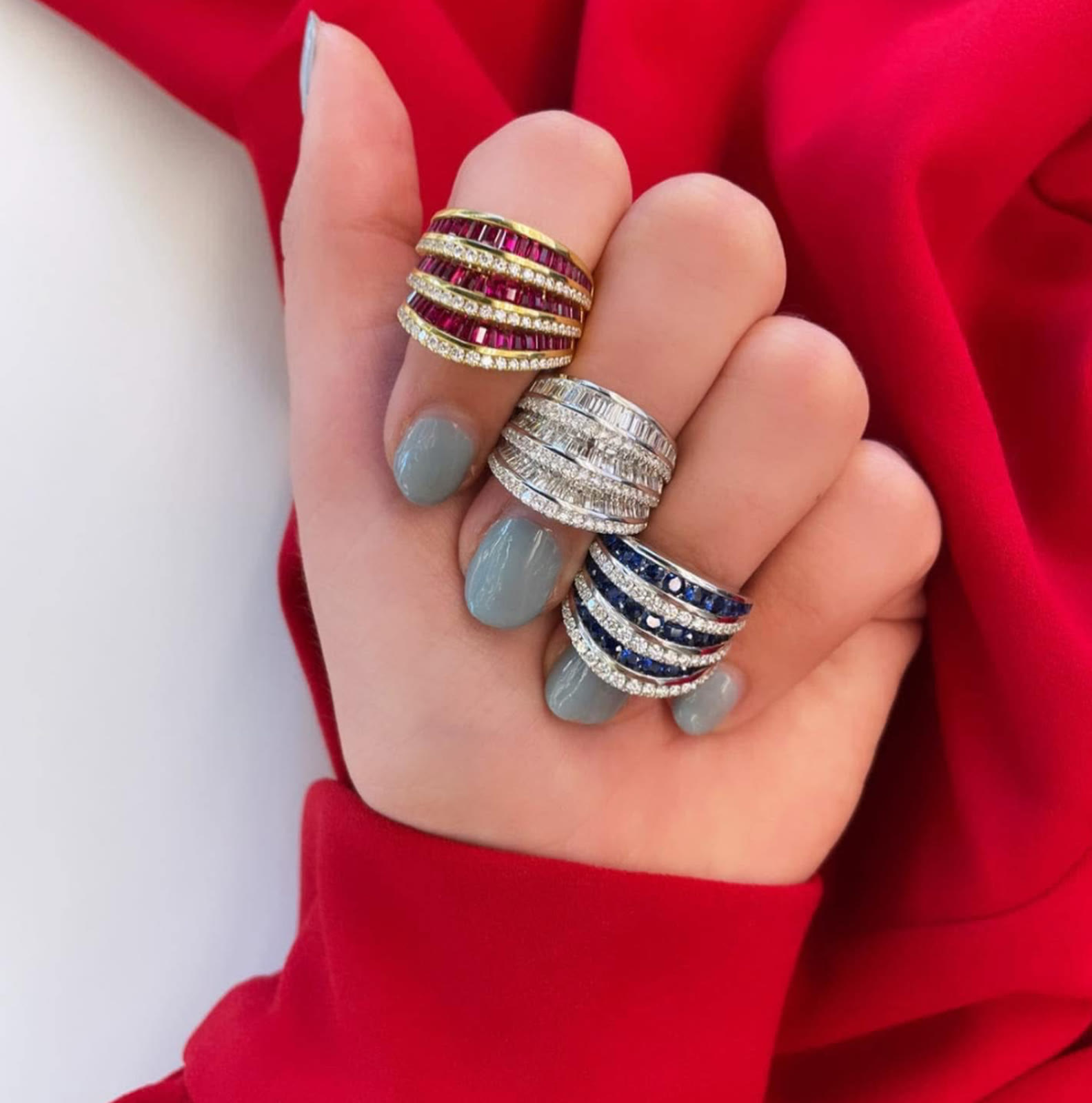 IDC Cayman colored gemstone and diamond jewelry